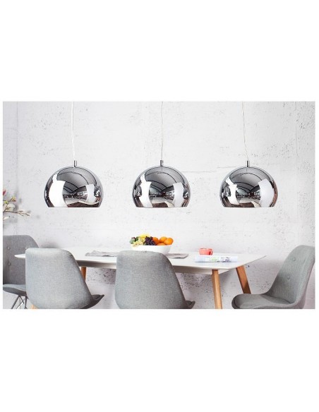 Závěsná lampa Chromagon 3 chrom