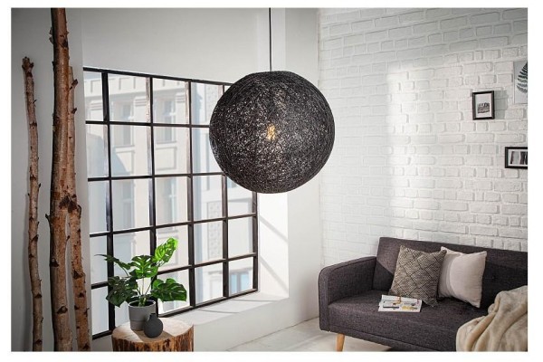 Závěsná lampa Cocooning M černá 35cm