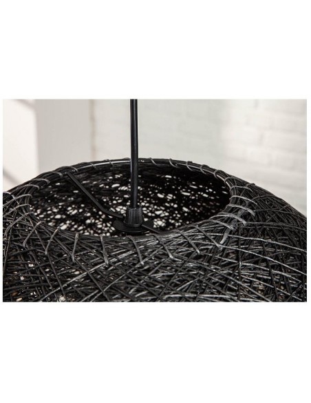 Závěsná lampa Cocooning černá 45cm