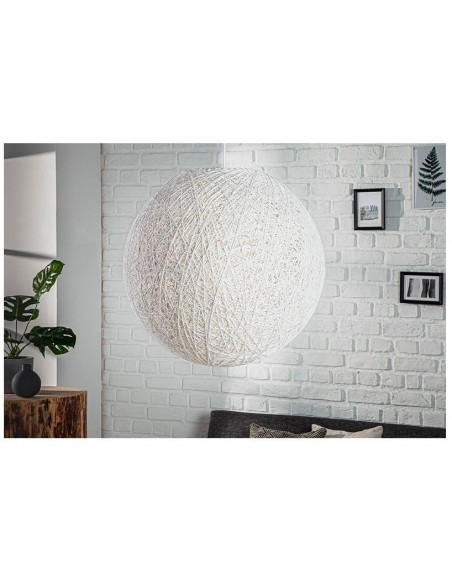 Závěsná lampa Cocooning bílá 45cm