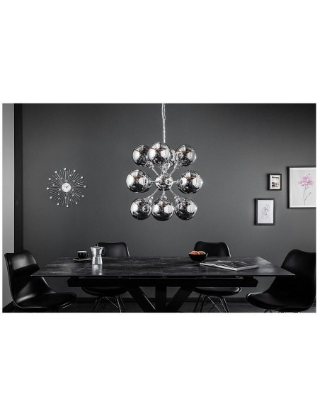 Závěsná lampa Galaxy stříbrná 72cm