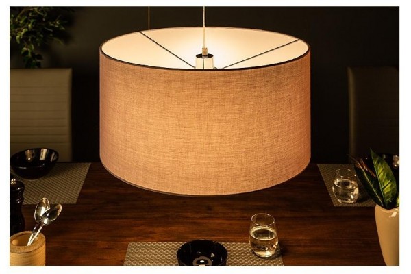 Závěsná lampa Kořeny šedá 50cm