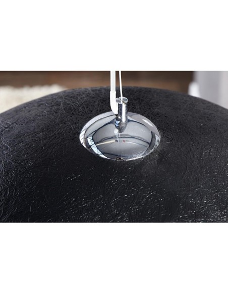 Závěsná lampa černá zlatá 70cm