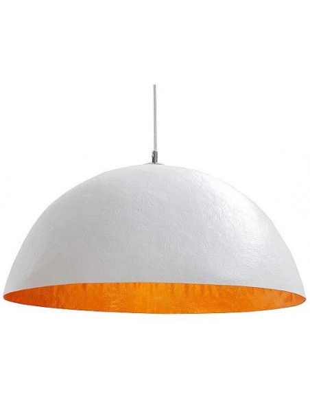 Závěsná lampa bílé zlato 50cm