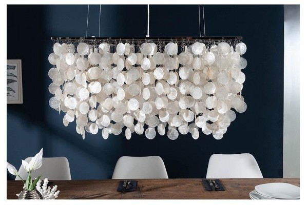 Závěsná lampa Shell odraz 80cm