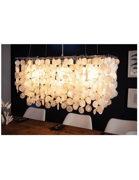 Závěsná lampa Shell odraz 80cm