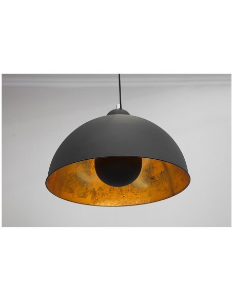 Závěsná lampa Studio černé zlato