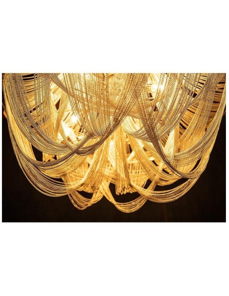 Závěsný lustr Royal stříbrný 70cm