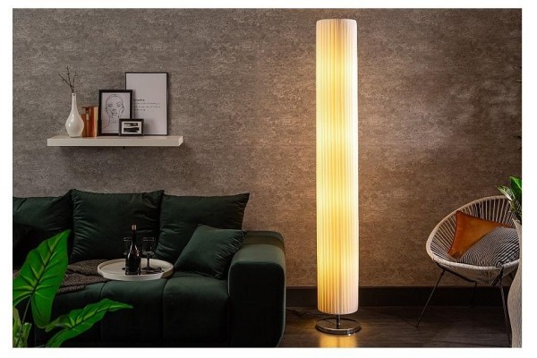 Stojací lampa Salone bílá 200cm