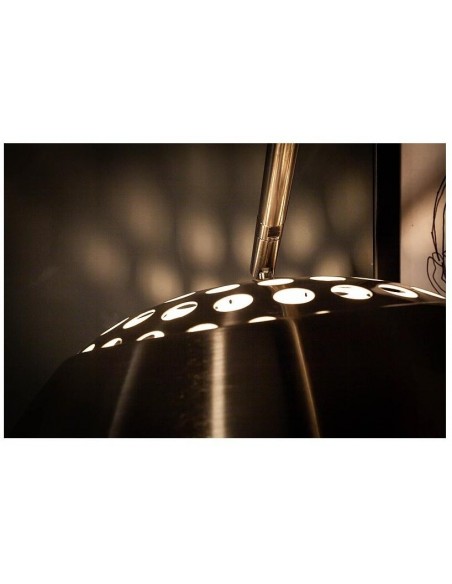 Stojací lampa Big Bow II kartáčovaný chrom 170-210cm