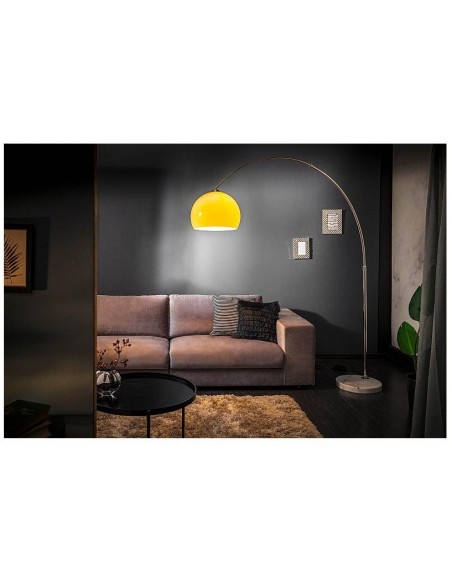 Stojací lampa Big Bow II oranžová 175-205cm