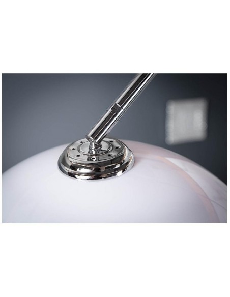 Stojací lampa Big Bow II bílá 175-205cm