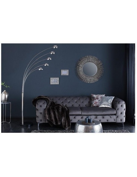 Stojací lampa Five Lights chrom