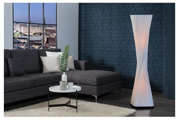 Stojací lampa Harmony bílá 120cm
