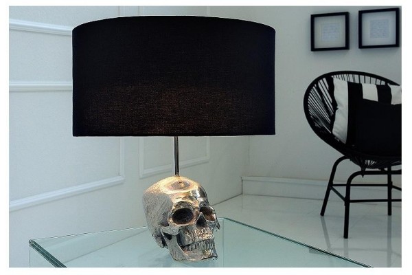 Stolní lampa lebka 44cm