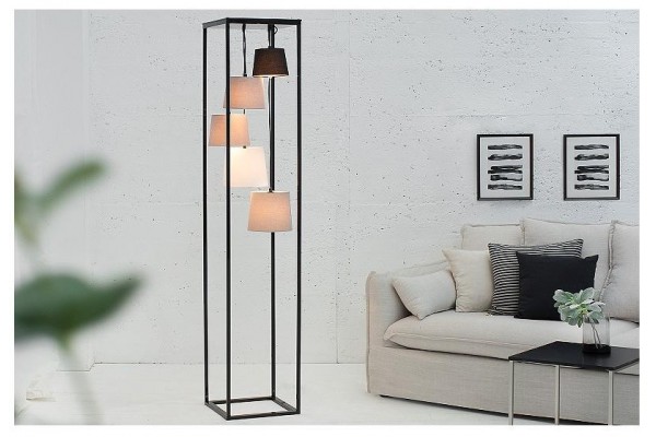 Stojací lampy 180cm černá šedá