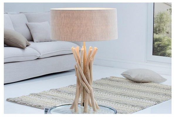 Stolní lapa z přírodního naplaveného dřeva