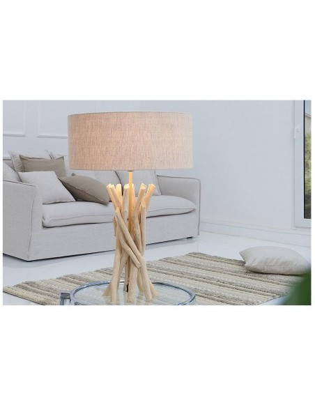 Stolní lapa z přírodního naplaveného dřeva