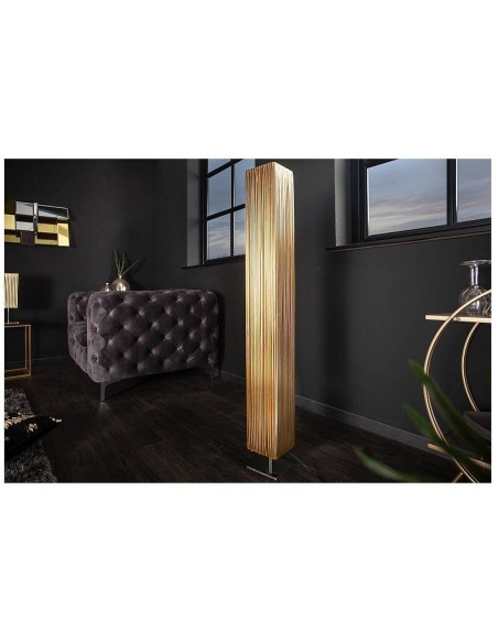 Stojací lampa Paříž zlatá 120cm