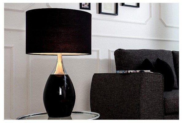 Stolní lampa Carla černá 60cm