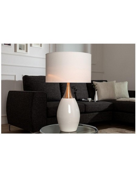 Stolní lampa Carla bílá 60cm