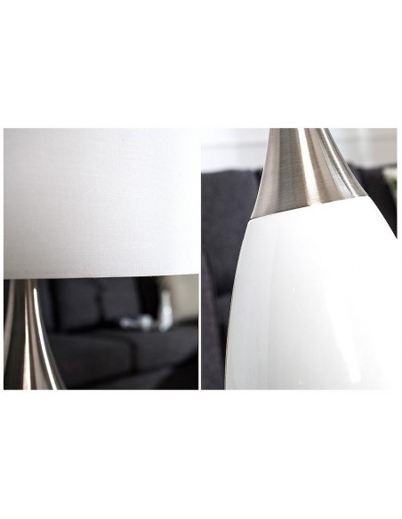 Stolní lampa Carla bílá 60cm