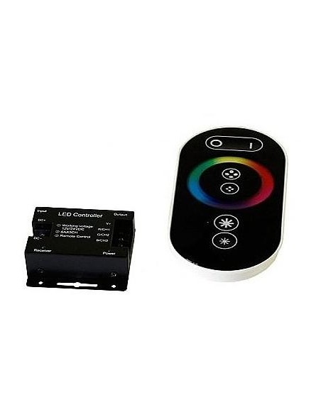 BERGE dálkový dotykový ovladač černý pro RGB LED pásky - max 216W