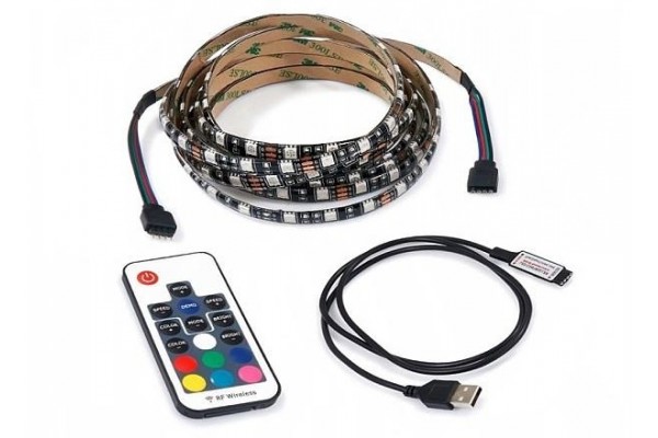 LED pásek za TV - 5V - 3m - 60LED/m - 43W - IP20 - RF17