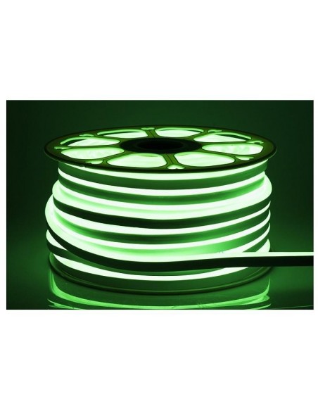 LED pásek NEON - 230V - 1m - 8W/m - IP68 - vodotěsný - zelená