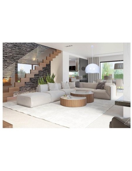 LED stropní svítidlo B7109 - E27 - 35cm - bílá