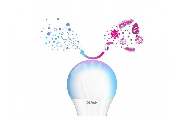 Antibakteriální LED žárovka - E27 - 8,5W - neutrální bílá