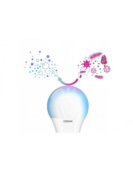 Antibakteriální LED žárovka - E14 - 5,5W - neutrální bílá - svíčka