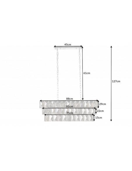 Zavěsná lampa Bambus 60cm