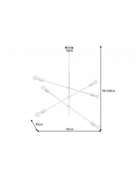 Zavěsná lampa Bambus 60cm