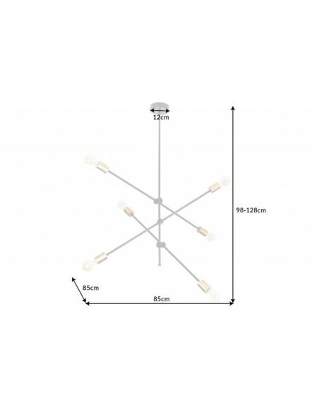 Zavěsná lampa Bambus 60cm