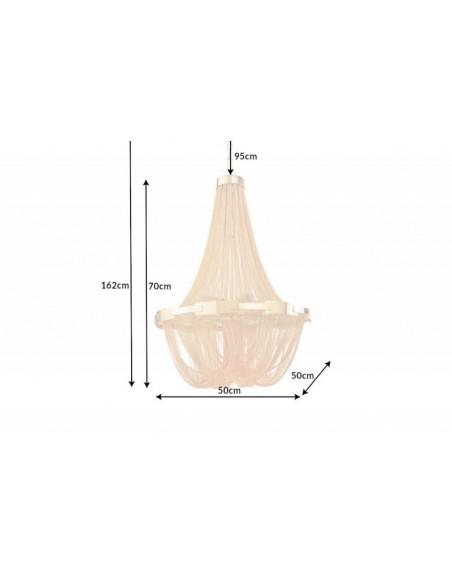 Zavěsná lampa Bambus 60cm