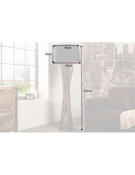 Stojací Lampa Sluneční šedá