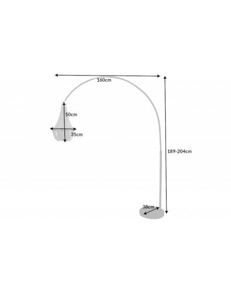 Stojací Lampa Sluneční šedá