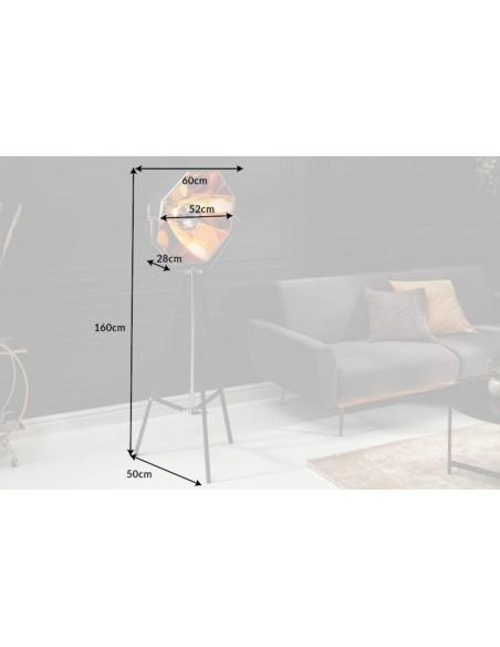 Stojací Lampa Sluneční šedá