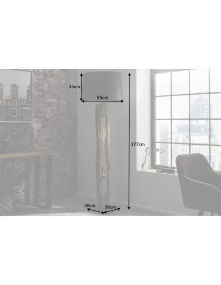 Stojací Lampa Sluneční šedá