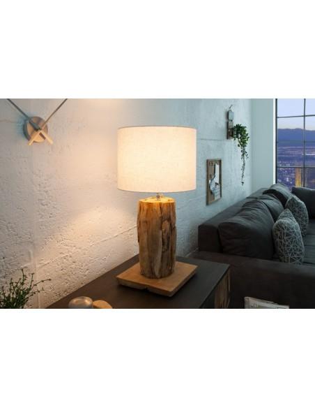 Stolní lampa v naplaveném dřevě Aragon