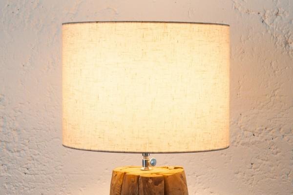 Stolní lampa v naplaveném dřevě Aragon