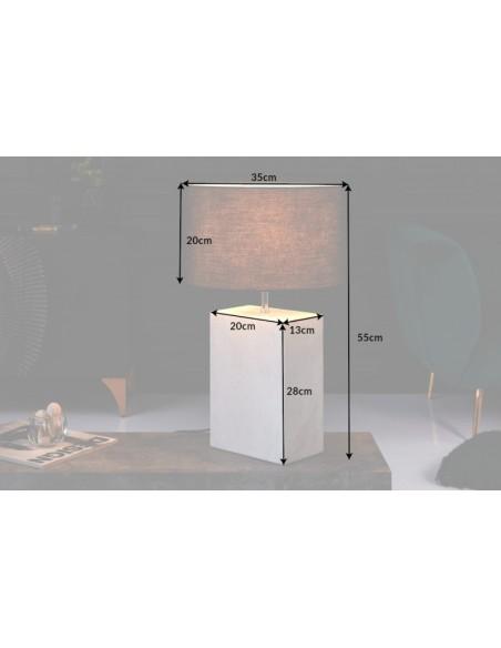 Stolní lampa v naplaveném dřevě Aragon