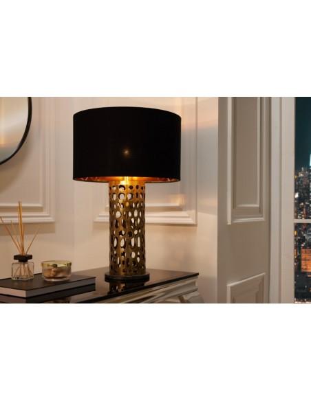 Stolní lampa v naplaveném dřevě Aragon