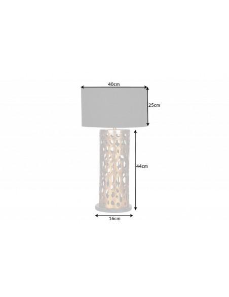 Stolní lampa v naplaveném dřevě Aragon
