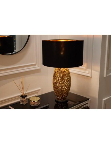 Stolní lampa v naplaveném dřevě Aragon