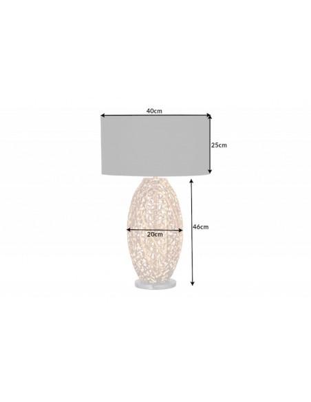 Stolní lampa v naplaveném dřevě Aragon