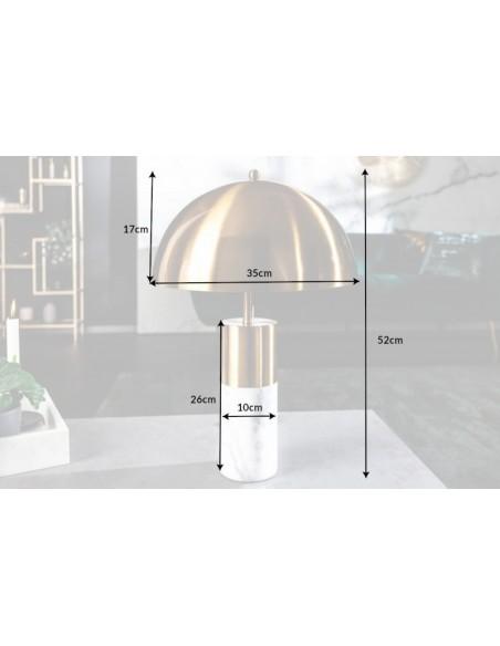 Stolní lampa v naplaveném dřevě Aragon